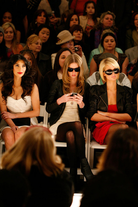 Las ex amigas Paris y Kim juntas en la semana de la moda en Nueva York