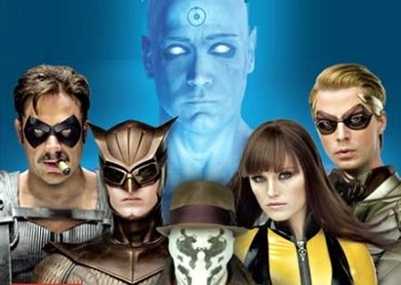 personajes de watchmen pelicula que desconstruye la imagen del tipico superheroe