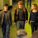 Daniel Radcliffe, Rupert Grin y Emma Watson