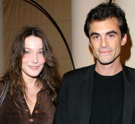 Carla Bruni con su exnovio