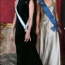 Carla Bruni y Letizia de España en cena real
