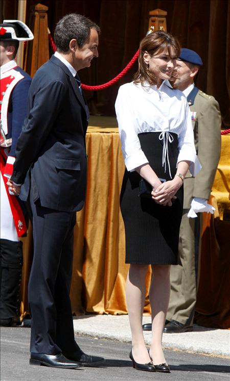 Nicolás Sarkozy y Carla Bruni