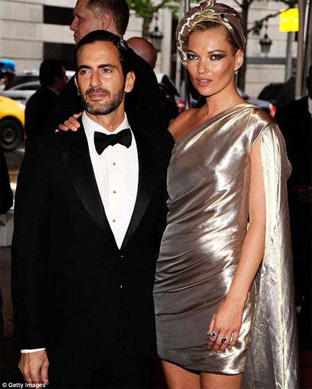 Kate Moss con Marc Jacobs