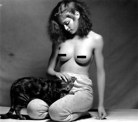 Madonna desnuda