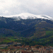 las nevadas montañas que rodeal la región de Bilbao