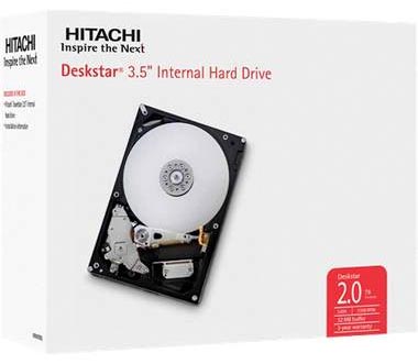 Disco duro Hitachi de 2 terabytes de almacenamiento