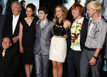 El cast de Harry Potter 6 en la premiere en New York