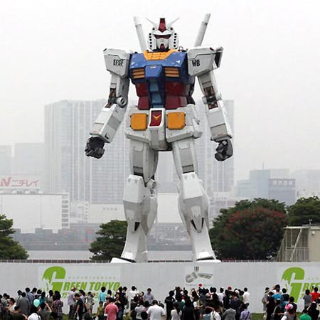 Gundam en la isla de Odaiba, Tokyo