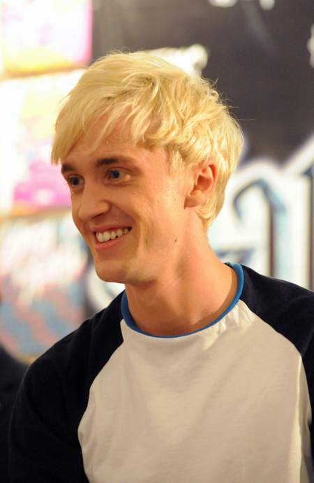Foto de Tom Felton en Hot Topic