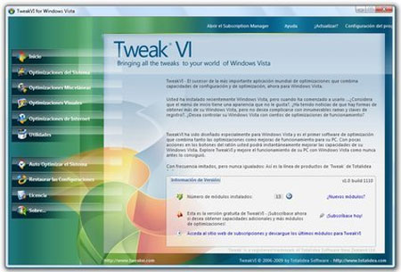 TweakVI 1.0 Build 1110
