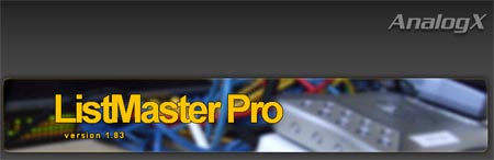 Descarga gratis AnalogX Listmaster Pro