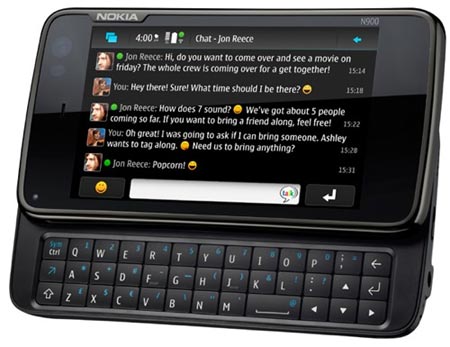 Nokia N900 con teclado fisico