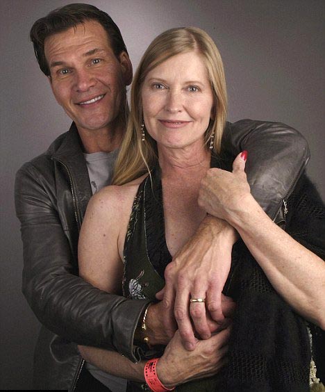 Patrick Swayze con Lisa en el 2005 en un festival de cine durante el 2005