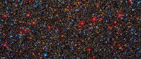 Millones de estrellas capturadas por el Hubble, dentro de Omega Centauri