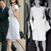 Carla Bruni y Jackie Kennedy muy sofisticadas de color blanco