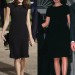 Carla Bruni y Jackie Kennedy con vestidos negros casi identicos