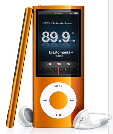 iPod nando captando radio