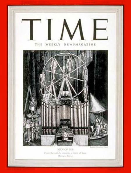 Portada de la revista Time del año 1939