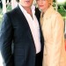 Uma Thurman junto con su prometido Arpad Busson