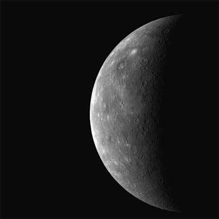 Planeta Mercurio, mision espacial de la sonda MESSENGER