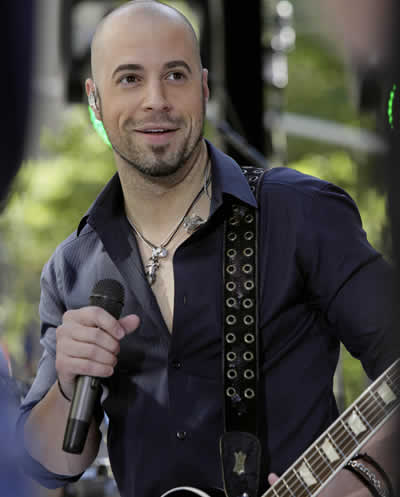 Ex participande American Idol, el ahora musico Chris Daughtry de 29 años