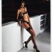 Ana Beatriz Barros posando sensual con bikini en revista GQ y medias negras
