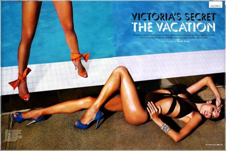 Alessandra Ambrosio y Ana Beatriz Barros en sesión fotográfica especial de Victoria's Secret