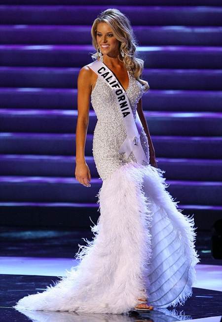 Carrie Prejean en concurso de Miss USA Carrie Prejean ex Miss California, en certamen de Miss Estados Unidos