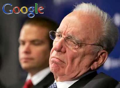 Rupert Murdoch en desacuerdo con Google