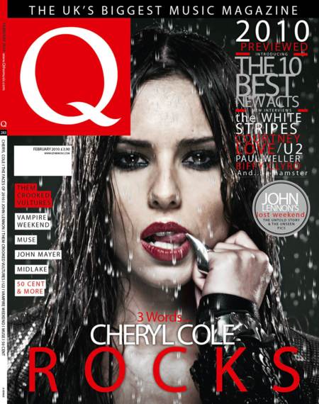 Cheryl Cole provocativa en la portada de Q Magazine