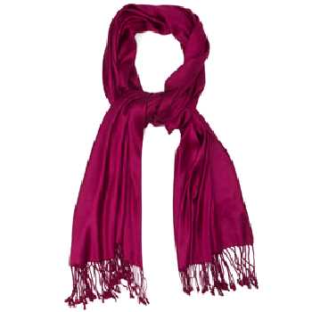 Estola elegante color magenta