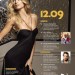 Marisa Miller con vestido de seda negro en la revista Access