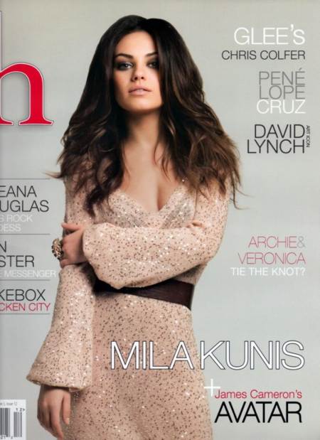 Mila Kunis en portada de H magazine enero 2010