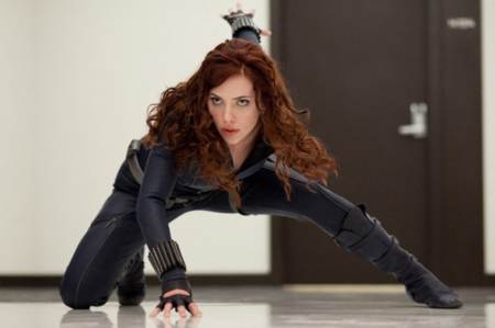 Scarlett Johansson en su papel de Viuda Negra, en Iron Man 2