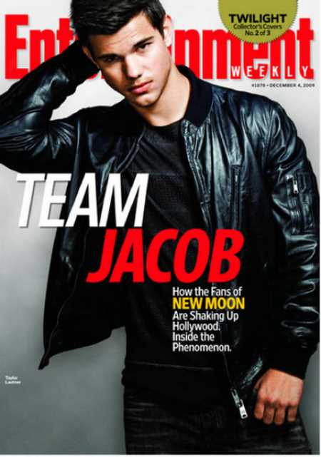 Taylor Lautner en la portada de Entertainment Weekly