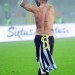 David Beckham dentro del campo mostrando su gran cuerpo