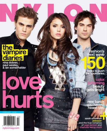 Actores de Vampire Diaries en la portada de la revista Nylon