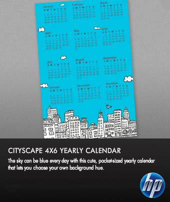 Calendario HP 2010 personalizado