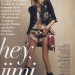 Anja Rubik con una combinacion de prendas Hippie