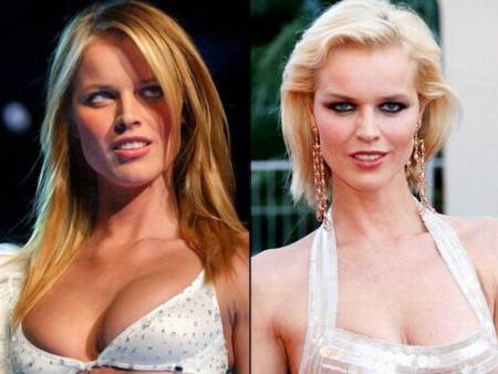Eva Herzigova antes y despues