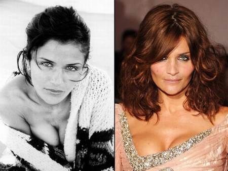 Helena Christensen antes y despues