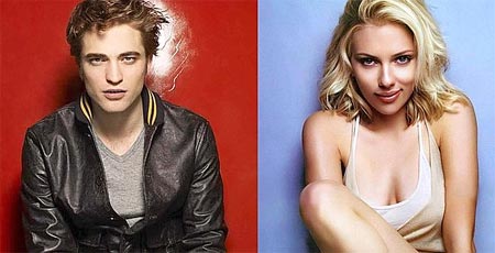 Robert Pattinson y Scarlett Johansson