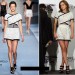 Emma Watson luciendo un minivestido de Karl Lagerfeld