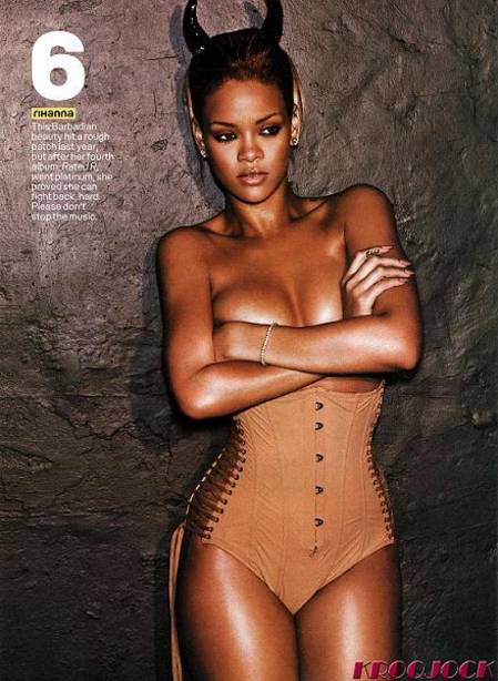 Rihanna como una sexy diablita
