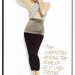 Kim Cattrall con un sexy top en tonos grises de la marca Prada