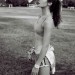 Hope Watson en el campo de futbol con ropa deportiva