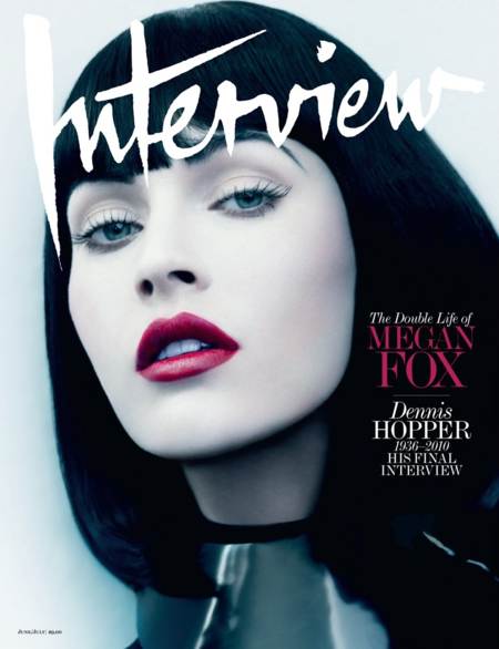 Megan Fox en la portada de Interview Magazine