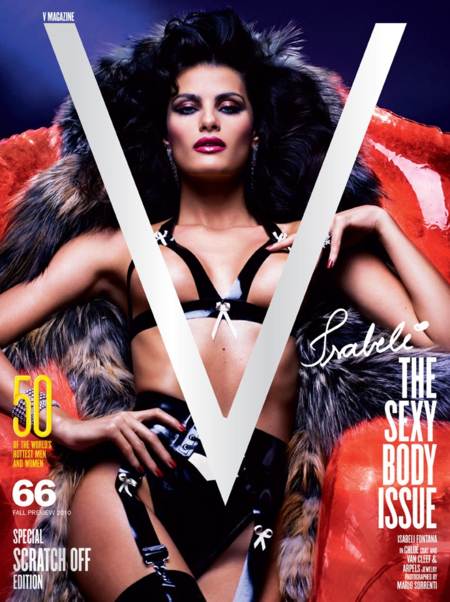 Isabeli Fontana sexy y provocativa en la portada V Magazine #66