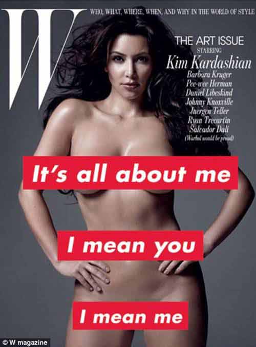 Kim Kardashian descubre un lado de su sensualidad al posar desnuda para una revista