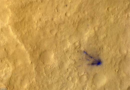 Curiosity envía imagenes de zona de aterrizaje